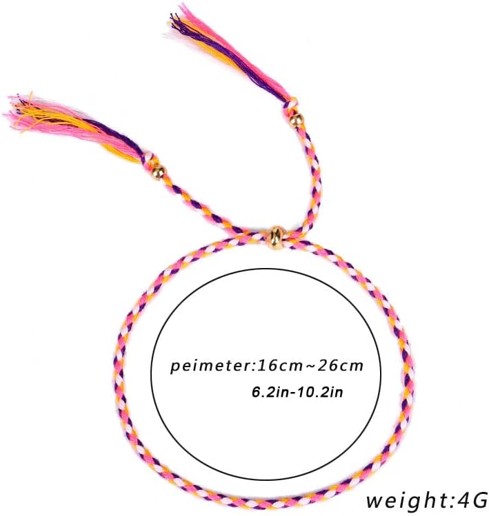 yfstyle 12Pcs Summer Beach Surfer Wave Bracelets Adjustable Handmade Waterproof Braided String Beaded Anklets Starfish Turtle Infinity Ankle Bracelet for Women Girls Boho Jewelry for Summer-B - Image 7